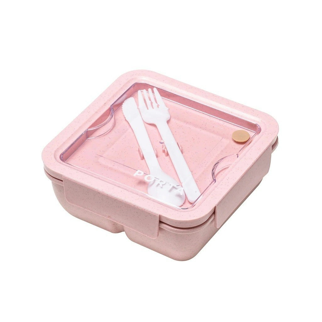 Porto Poppy Large Bento Box Strawberry