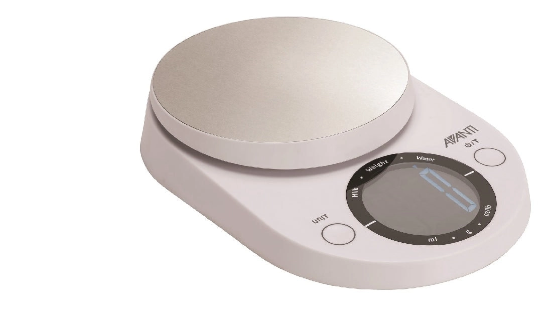 Avanti Kitchen Scale Large Display - White