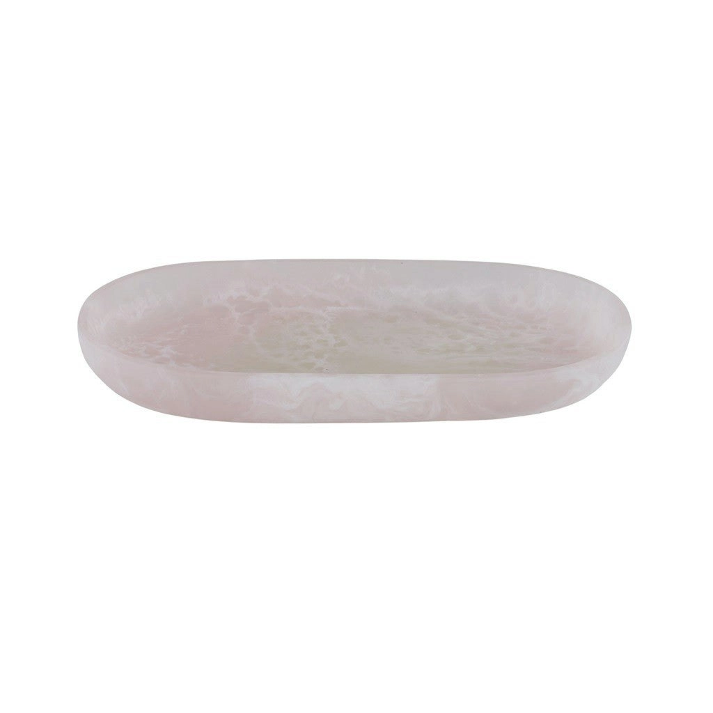 Assemble Kip Resin Oval Tray 25.5x14cm - Nude