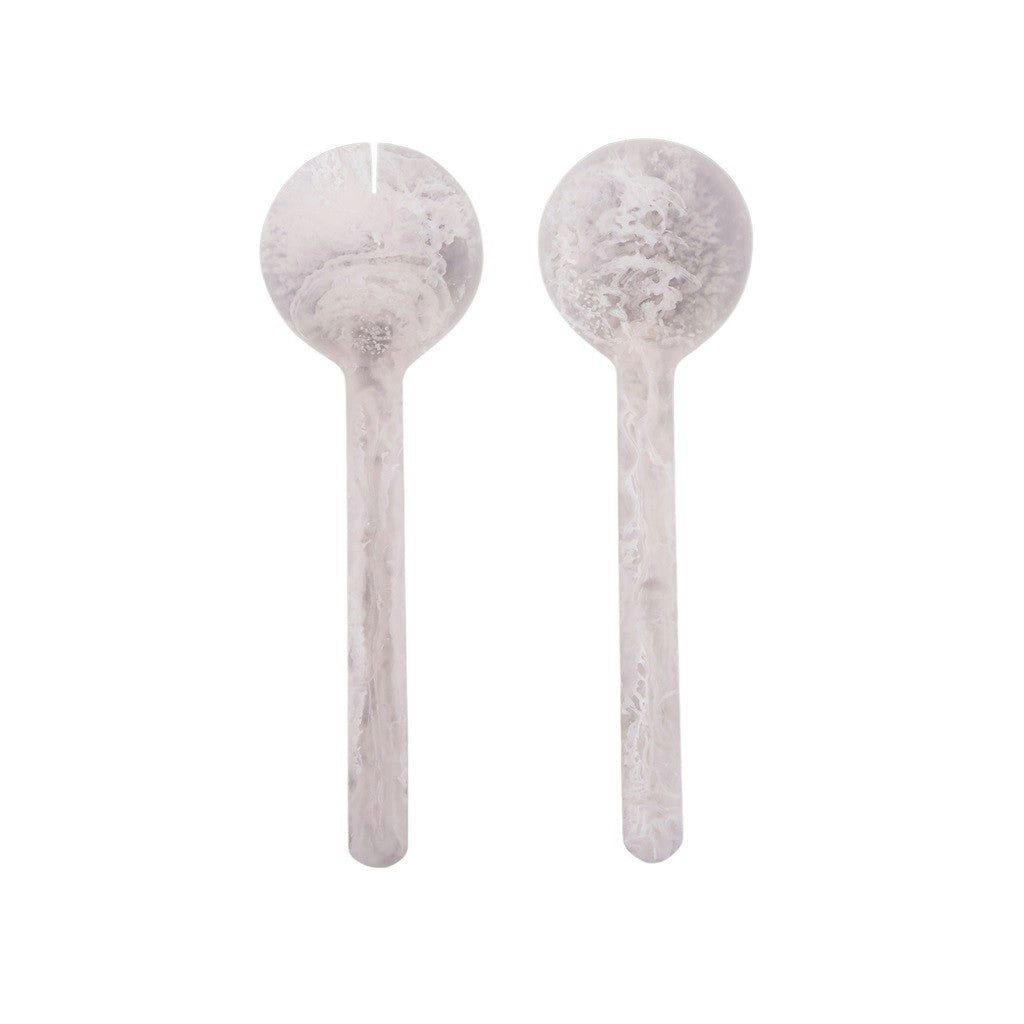 Assemble Kip Set of 2 Resin Salad Servers 25.5cm - Nude