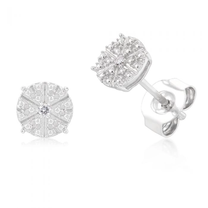 Luminesce Lab Grown Diamond Silver Studs