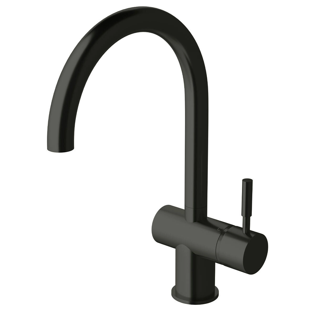 Sussex Taps Voda Sink Mixer Curved Matte Black