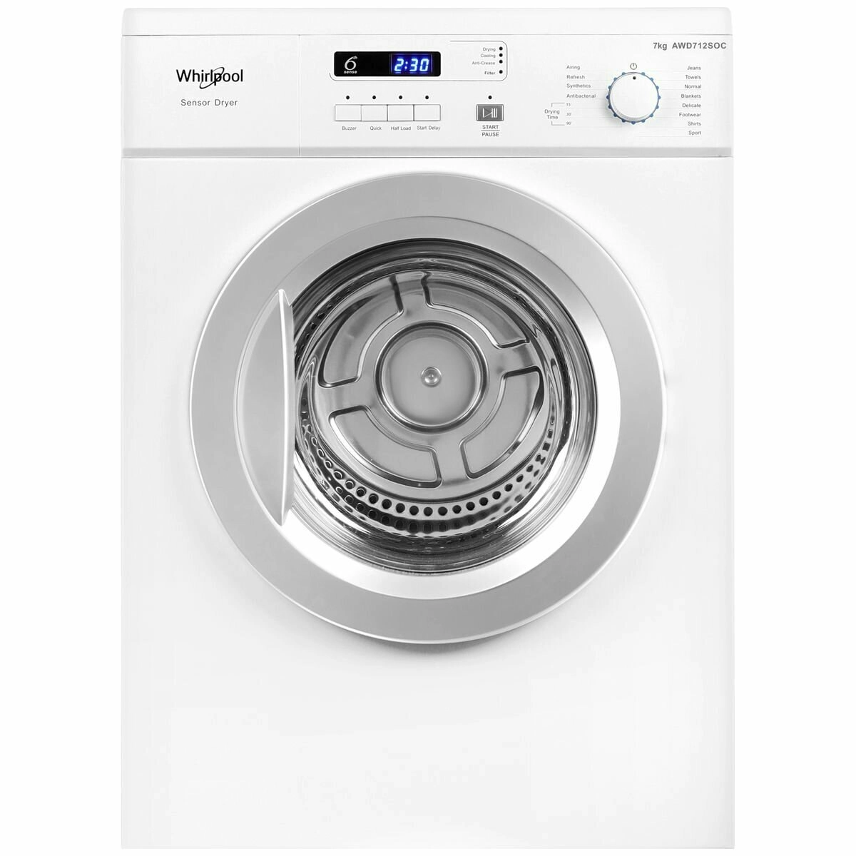 Whirlpool 7kg Air Vented Dryer