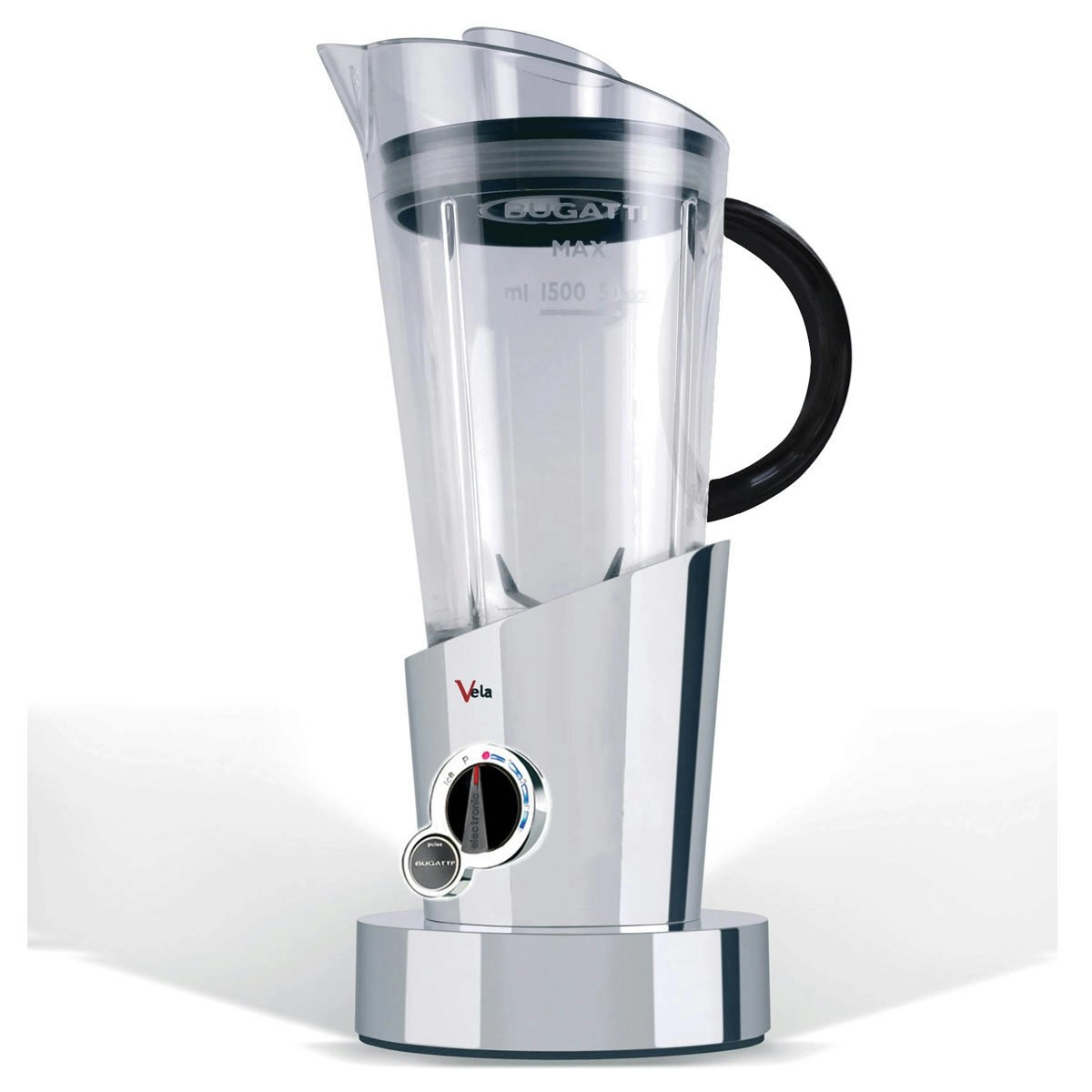 Bugatti E-Vela 600W Chrome Blender