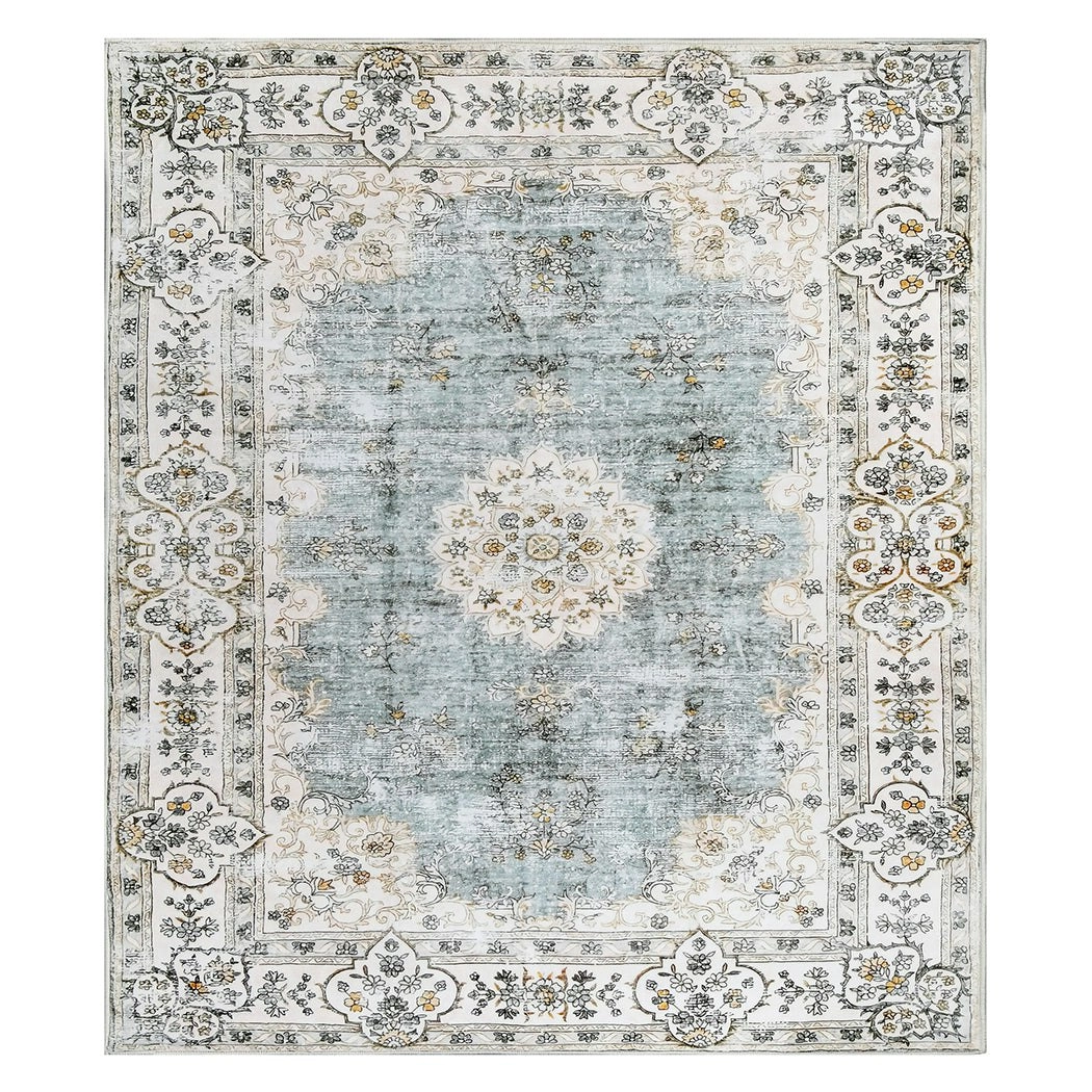 Marlow Floor Rug Short Pile Washable Vintage Carpet Soft Plush Non Slip 200x230