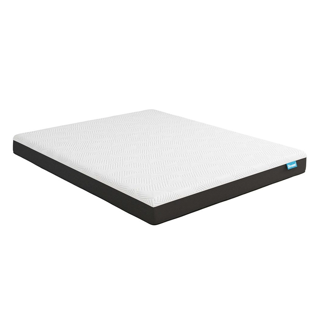 Dreamz Queen Mattress Blue Gel Memory Foam Cooling Breathable Medium Firm 20cm