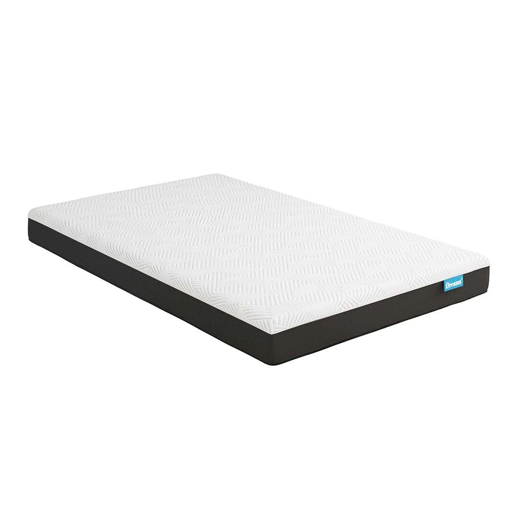 Dreamz Single Mattress Blue Gel Memory Foam Cooling Breathable Medium Firm 20cm