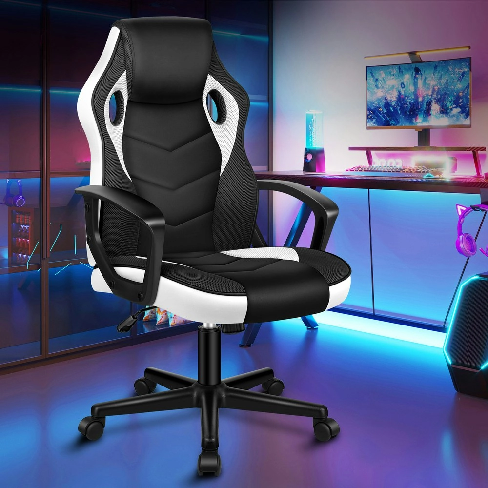 Alfordson Gaming Chair Office Executive White