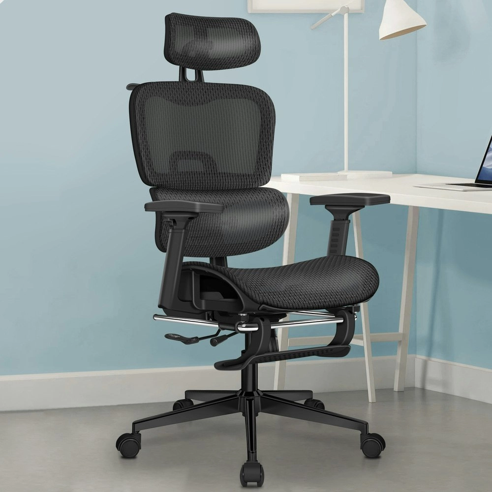 Alfordson Ergonomic Office Chair Executive All Black