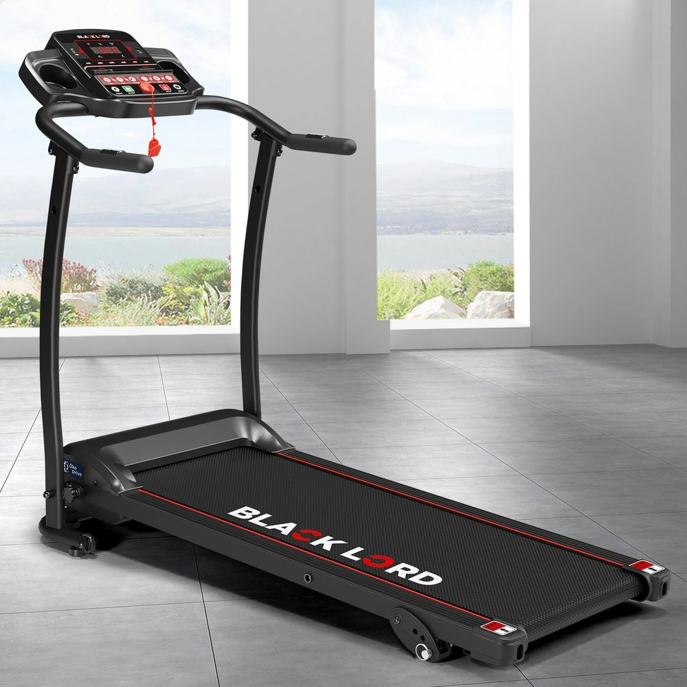 Black Lord Treadmill Electric Exercise Running Machine Foldable Home Gym Fitness