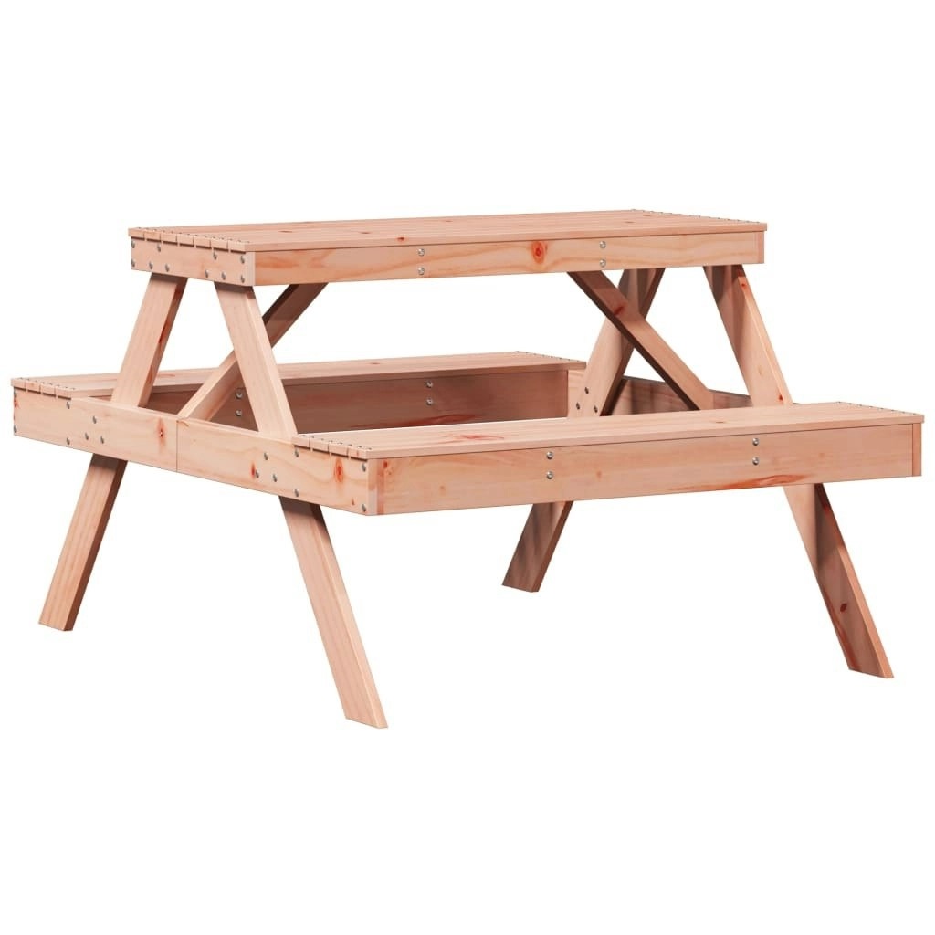 Picnic Table 105x134x75 cm Solid Wood Douglas 832570