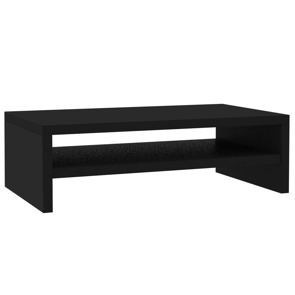 Monitor Stand Black 42x24x13 cm Engineered Wood 800217