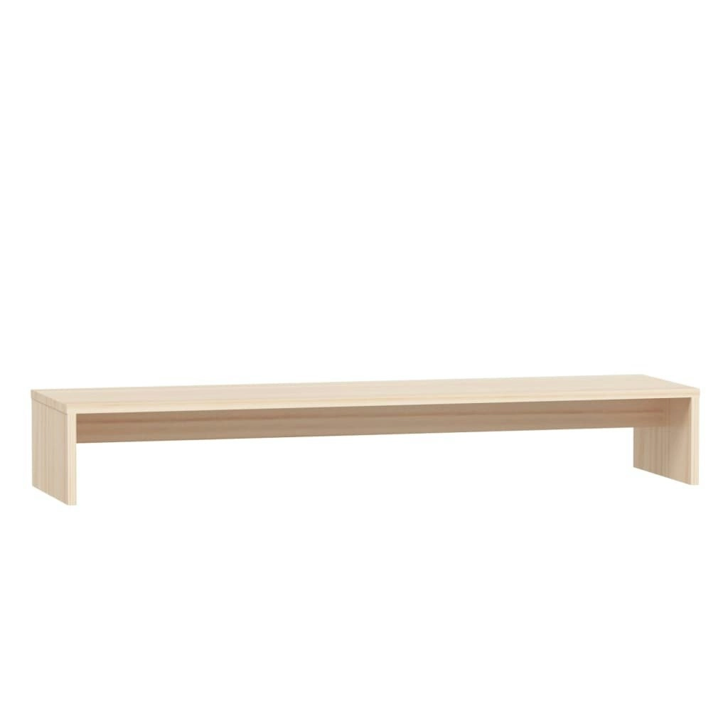 Monitor Stand 100x27x15 cm Solid Wood Pine 813929