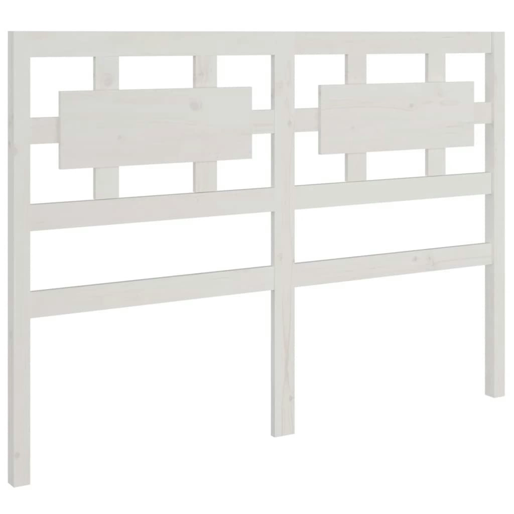 Bed Headboard White 155.5 cm Solid Wood Pine 818046