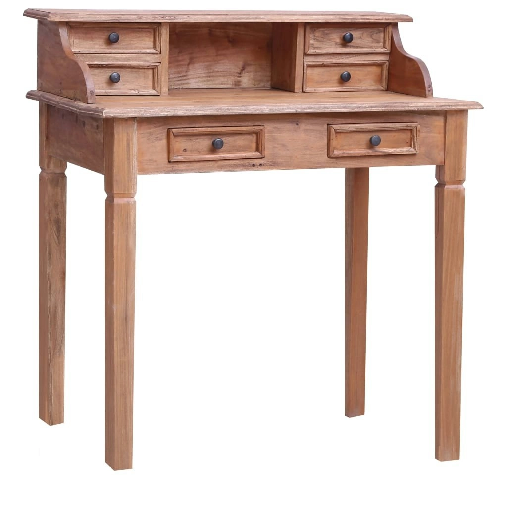 Writing Desk with Drawers 90x50x101 cm Solid Reclaimed Wood 283912