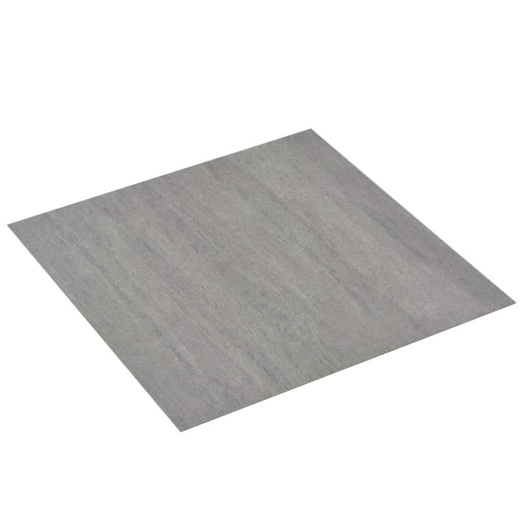 Self-adhesive PVC Flooring Planks 5.11 m? Grey Stippled 144873