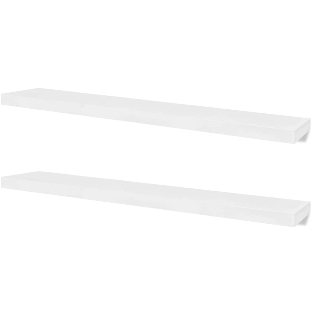 Wall Shelves 4 pcs White 120 cm 276000