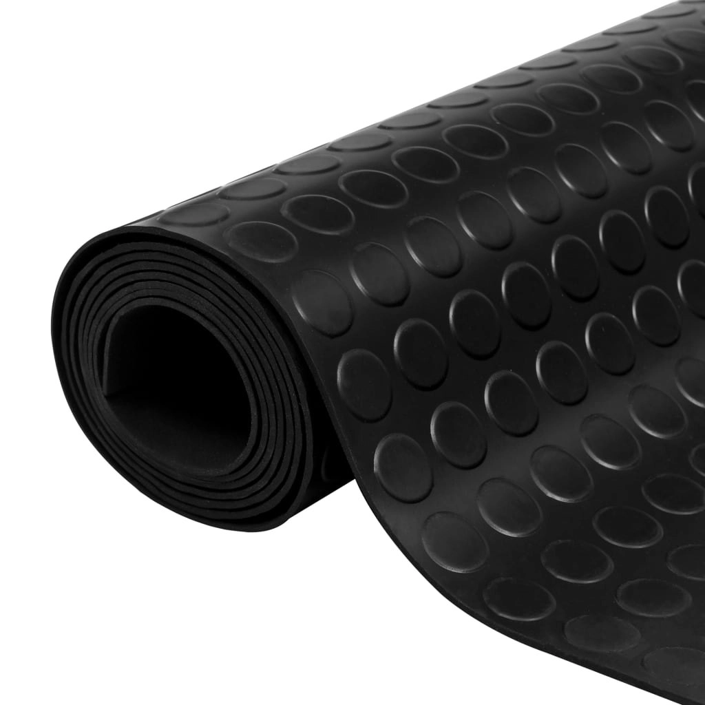 Rubber Floor Mat Anti-Slip with Dots 5 x 1 m 141175