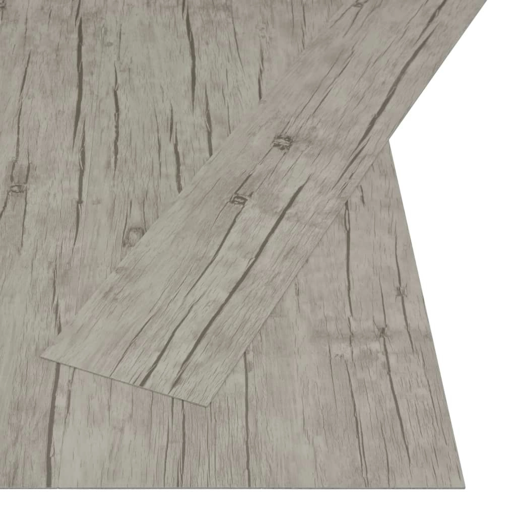 Self-adhesive Flooring Planks 4.46 mÂ² 3 mm PVC Oak Washed 143869