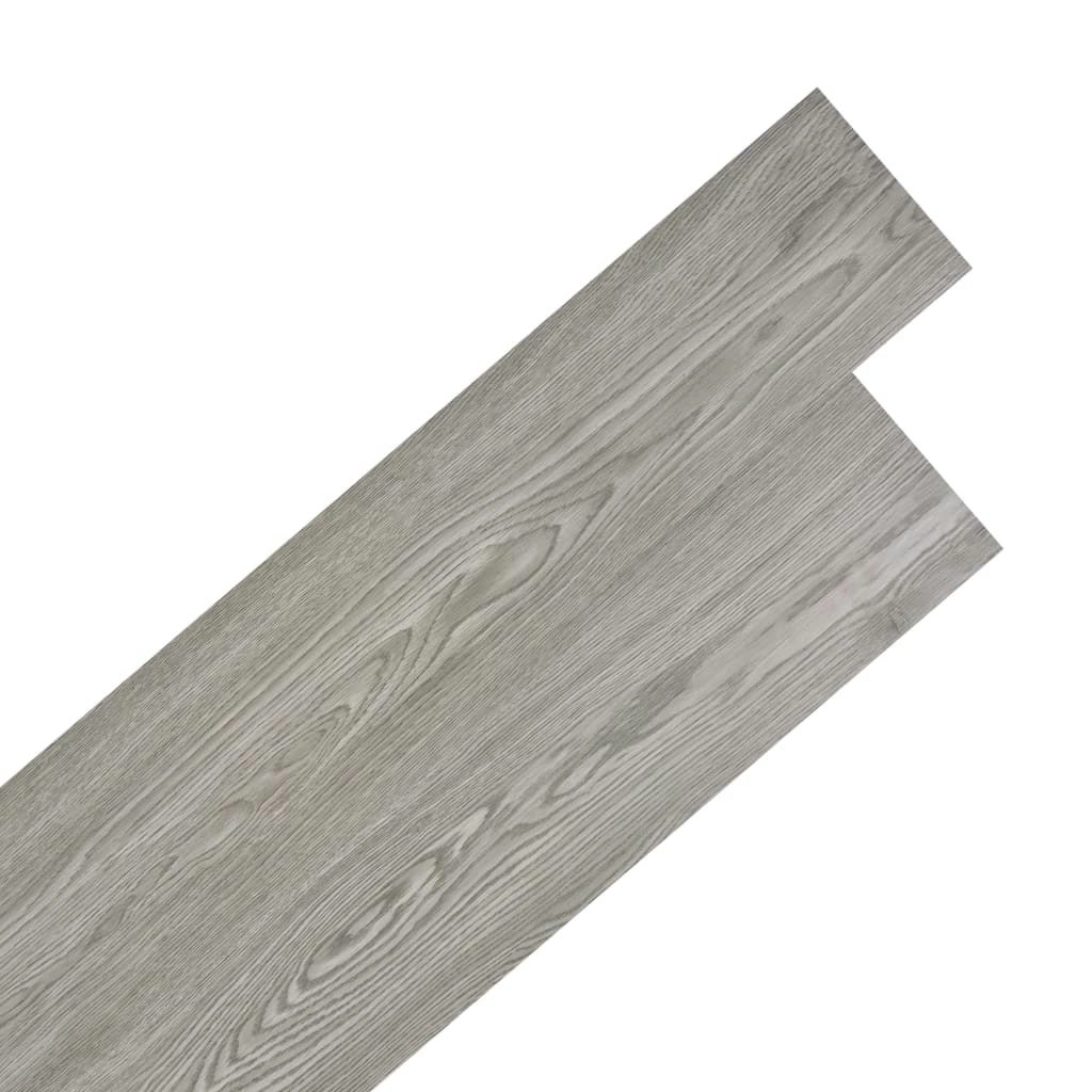 Self-adhesive PVC Flooring Planks 2.51 mÂ² 2 mm Dark Grey 342878