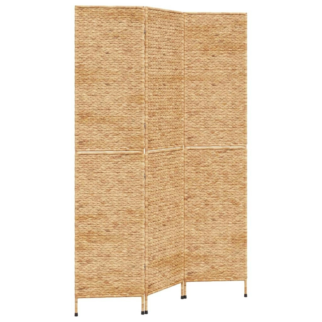 Room Divider 3-Panel 122x180 cm Water Hyacinth 355191