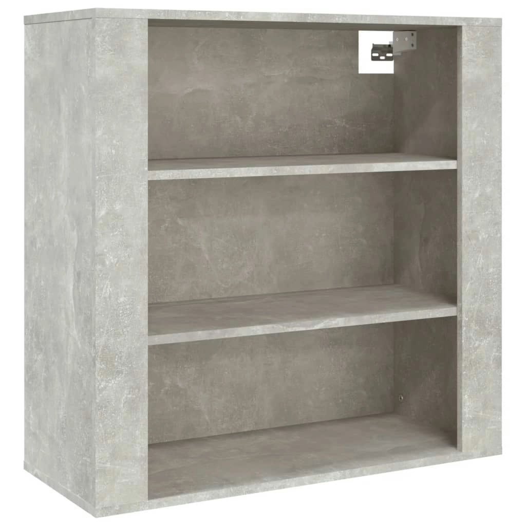 Wall Cabinet Concrete Grey 80x33x80 cm Engineered Wood 816596