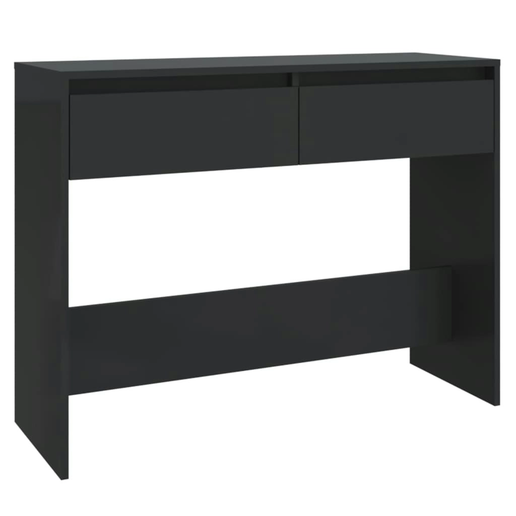 Console Table Black 100x35x76.5 cm Engineered Wood 809837