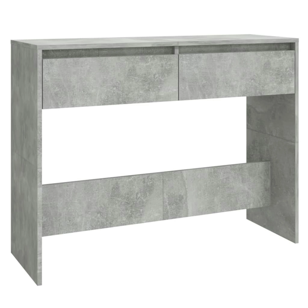 Console Table Concrete Grey 100x35x76.5 cm Engineered Wood 809840