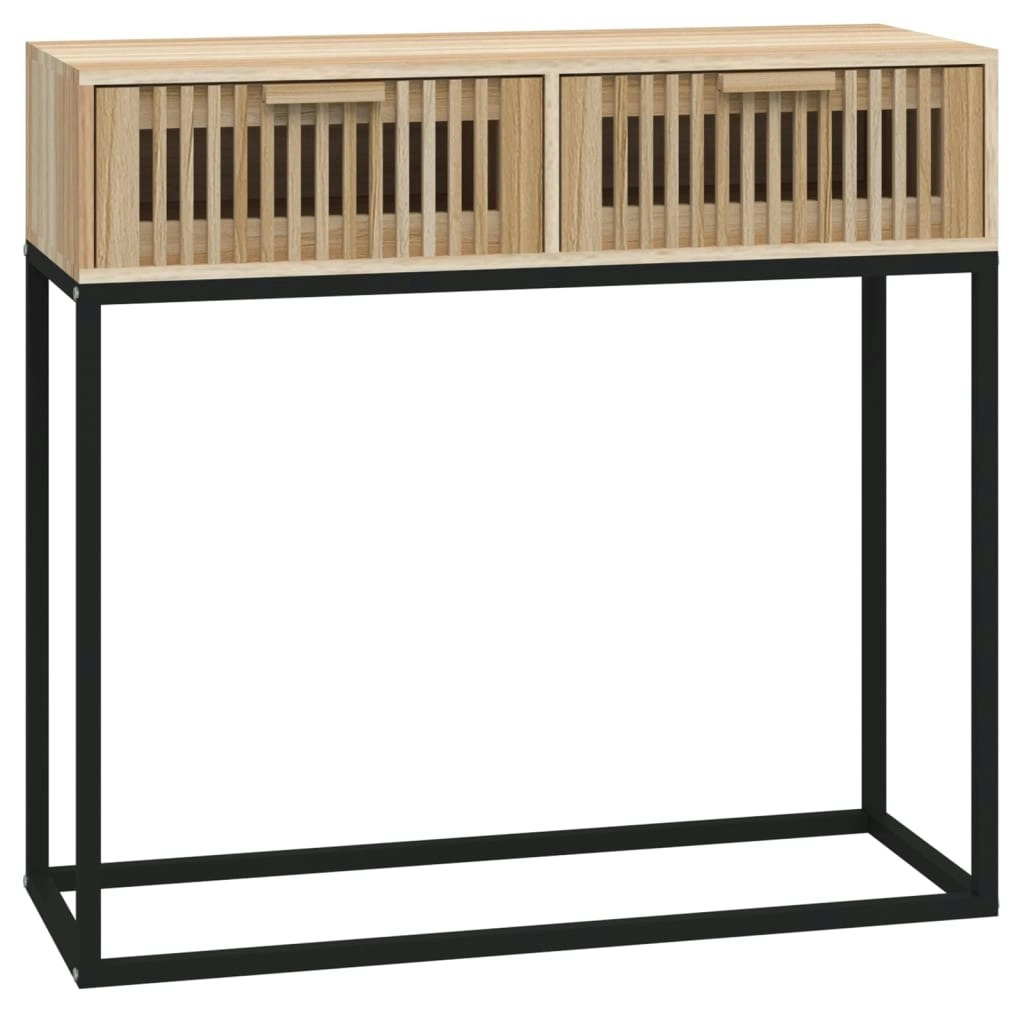 Console Table 80x30x75 cm Engineered Wood and Iron 352105