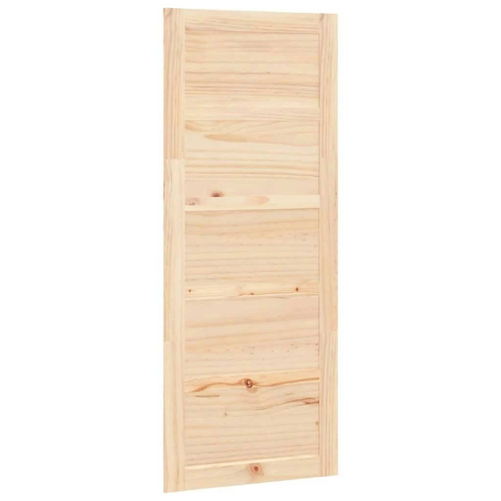 Barn Door 80x1.8x204.5 cm Solid Wood Pine 824613