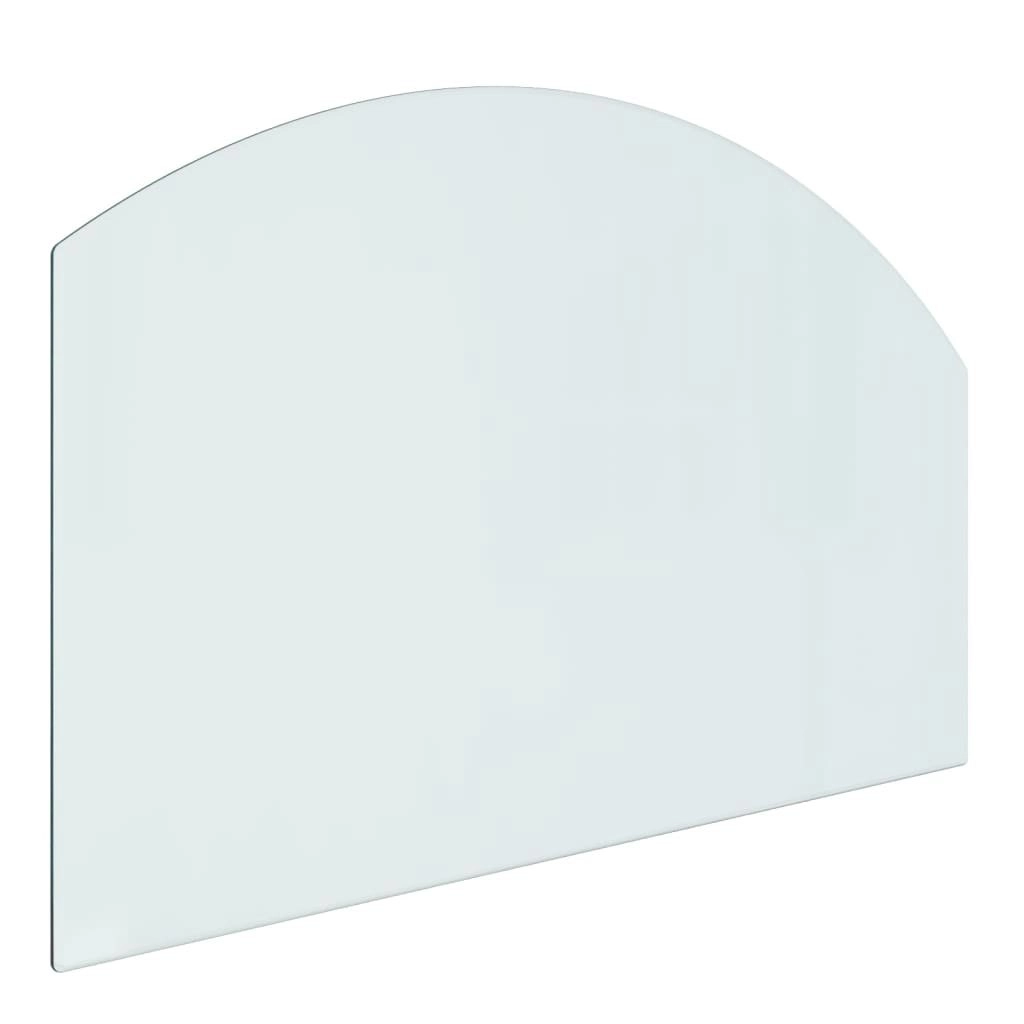 Fireplace Glass Plate 80x50 cm 324151