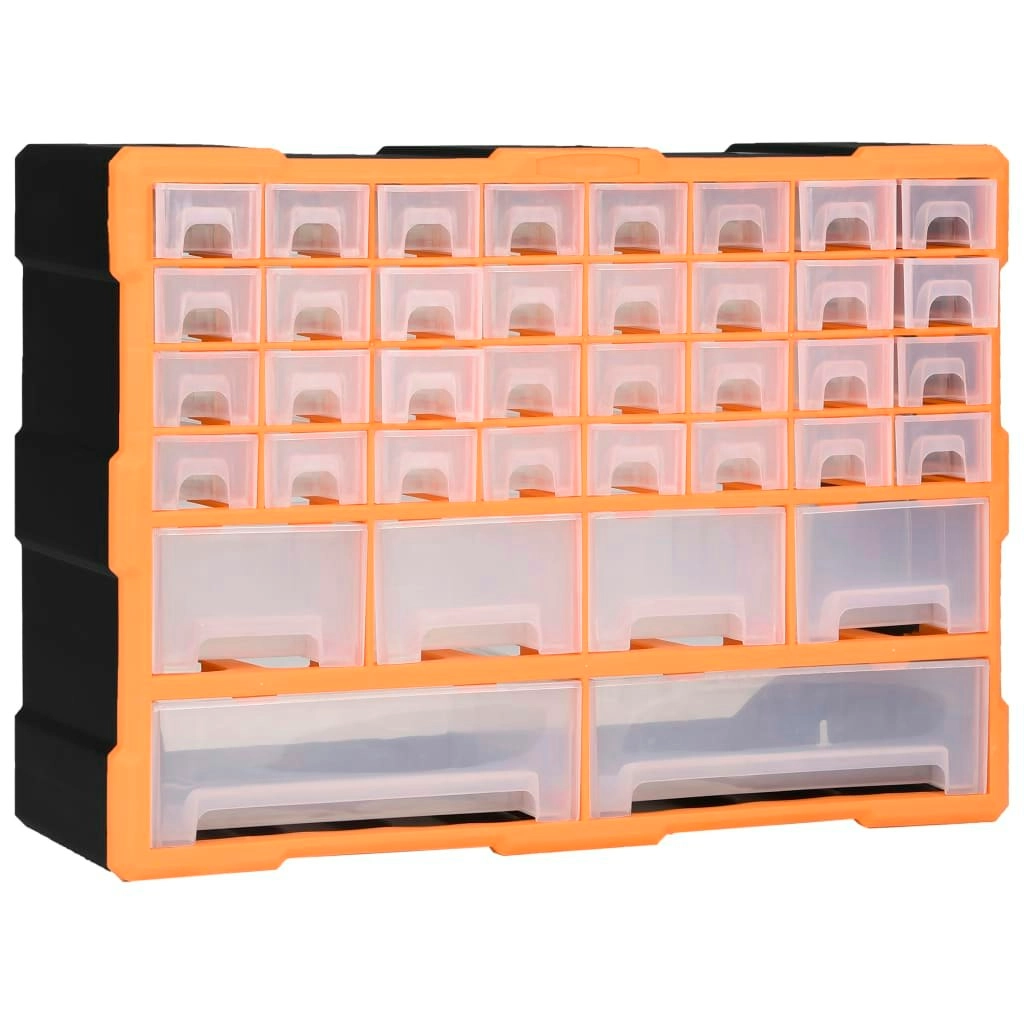 Multi-drawer Organiser with 40 Drawers 52x16x37.5 cm 147577