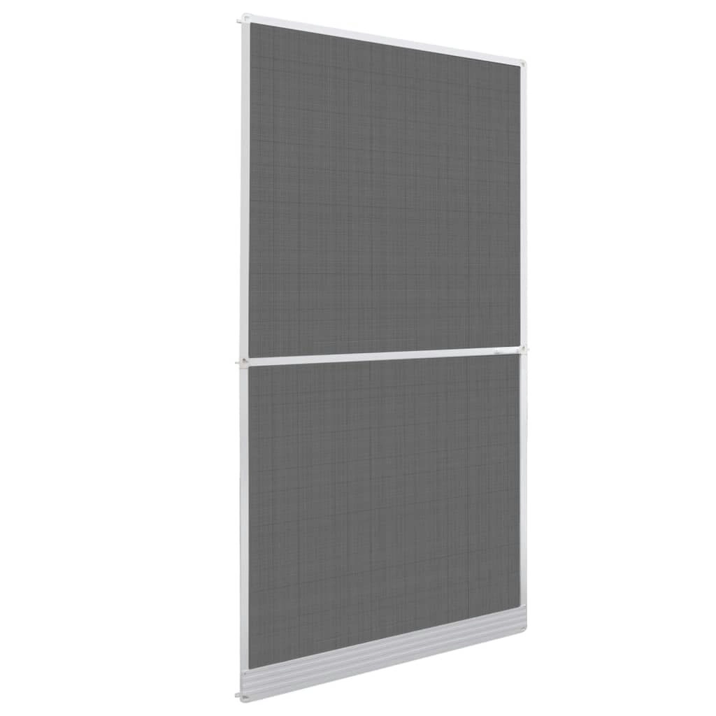 White Hinged Insect Screen for Doors 120 x 240 cm 141565