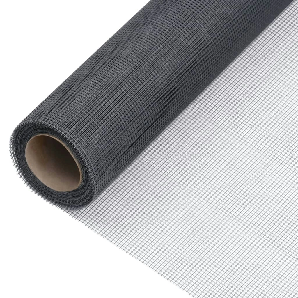 Mesh Screen Fiberglass 112x500 cm Grey 150874