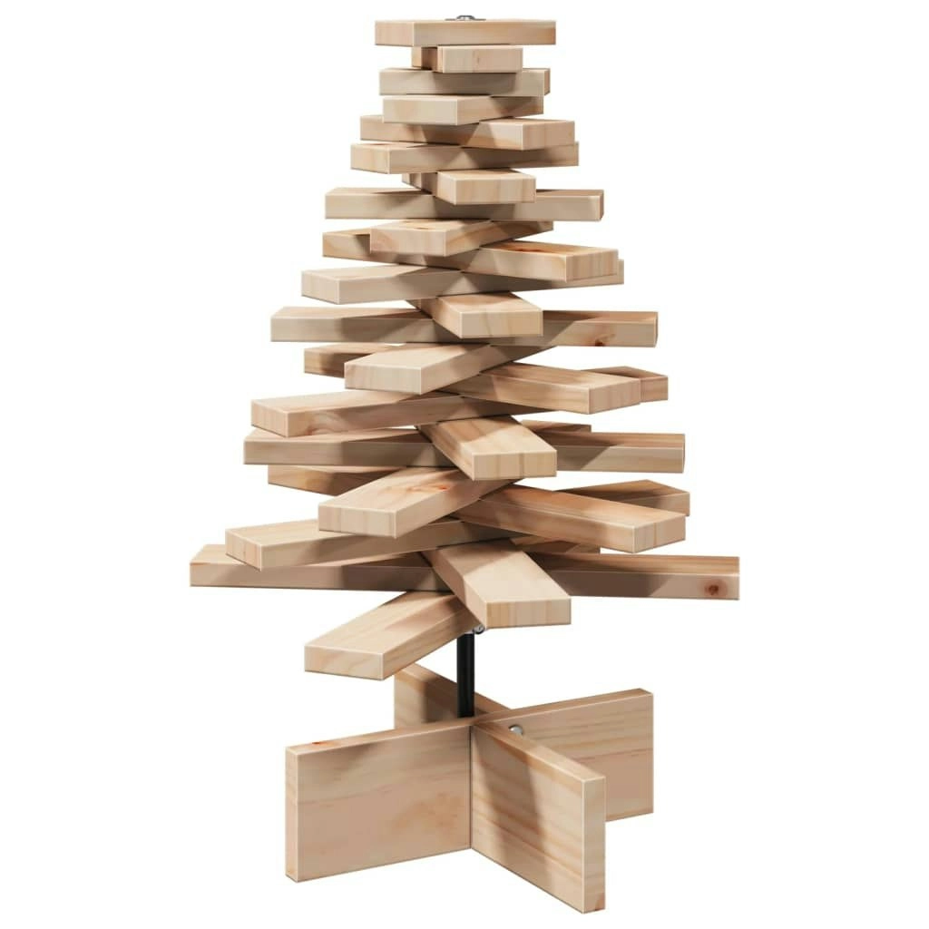 Wooden Christmas Tree for Decoration 60 cm Solid Wood Pine 858198