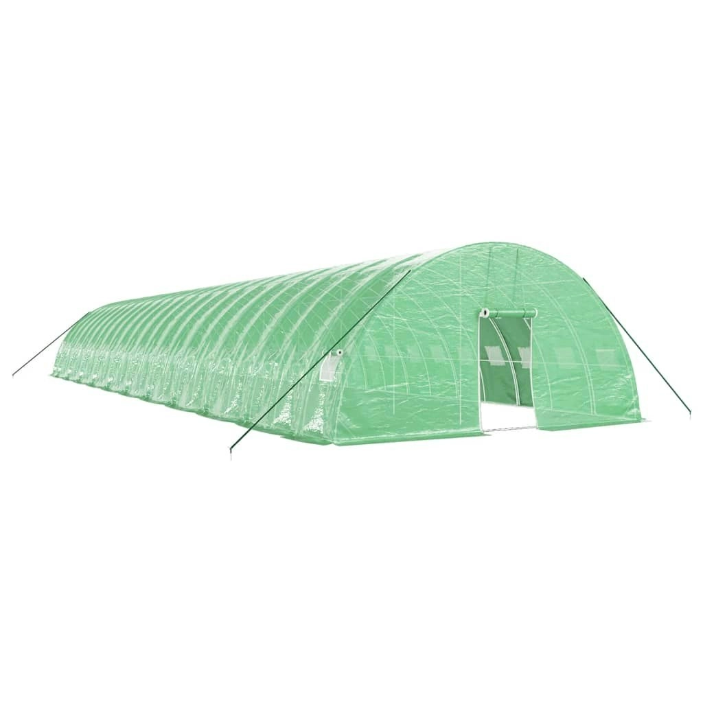 Greenhouse with Steel Frame Green 132 mÂ² 22x6x2.85 m 3188114