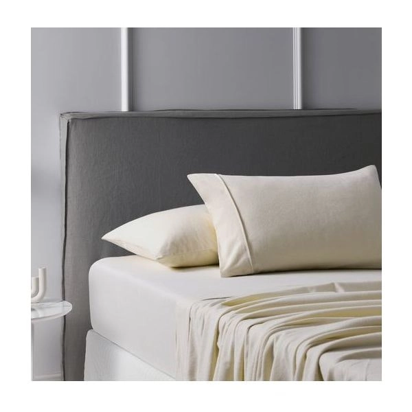 Ivory Cotton Flannelette Sheet Set by Accessorize