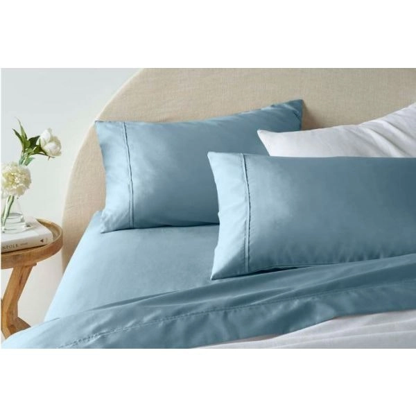 1900TC Blue Cotton Rich Sheet Set by Accessorize