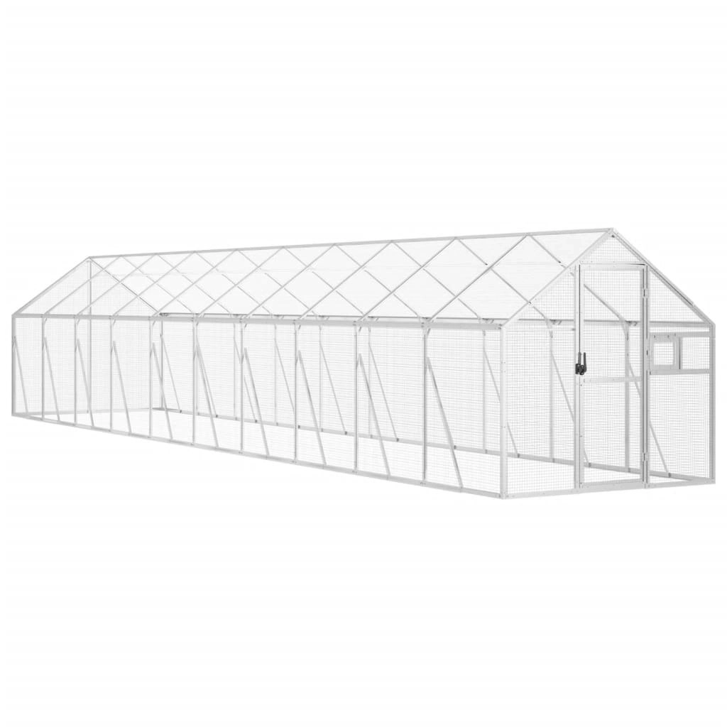 Aviary Silver 1.79x10x1.85 m Aluminium 3155800