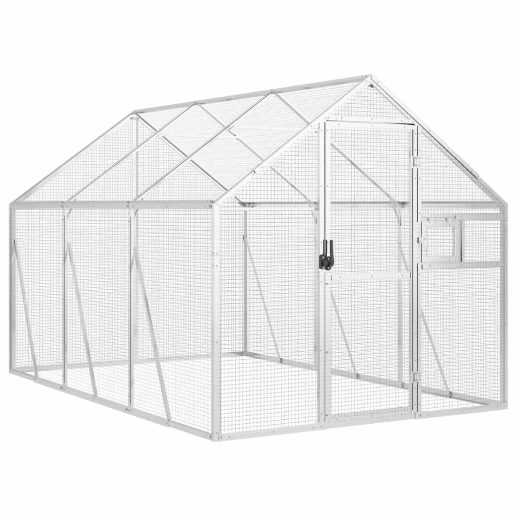 Aviary Silver 1.79x3x1.85 m Aluminium 3155796