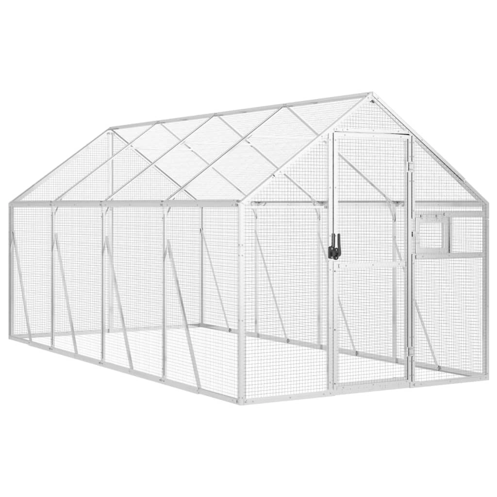 Aviary Silver 1.79x4x1.85 m Aluminium 3155797