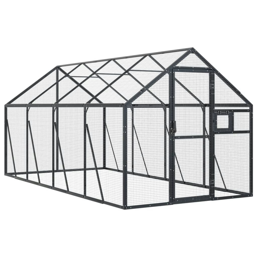 Aviary Anthracite 1.79x4x1.85 m Aluminium 3155803