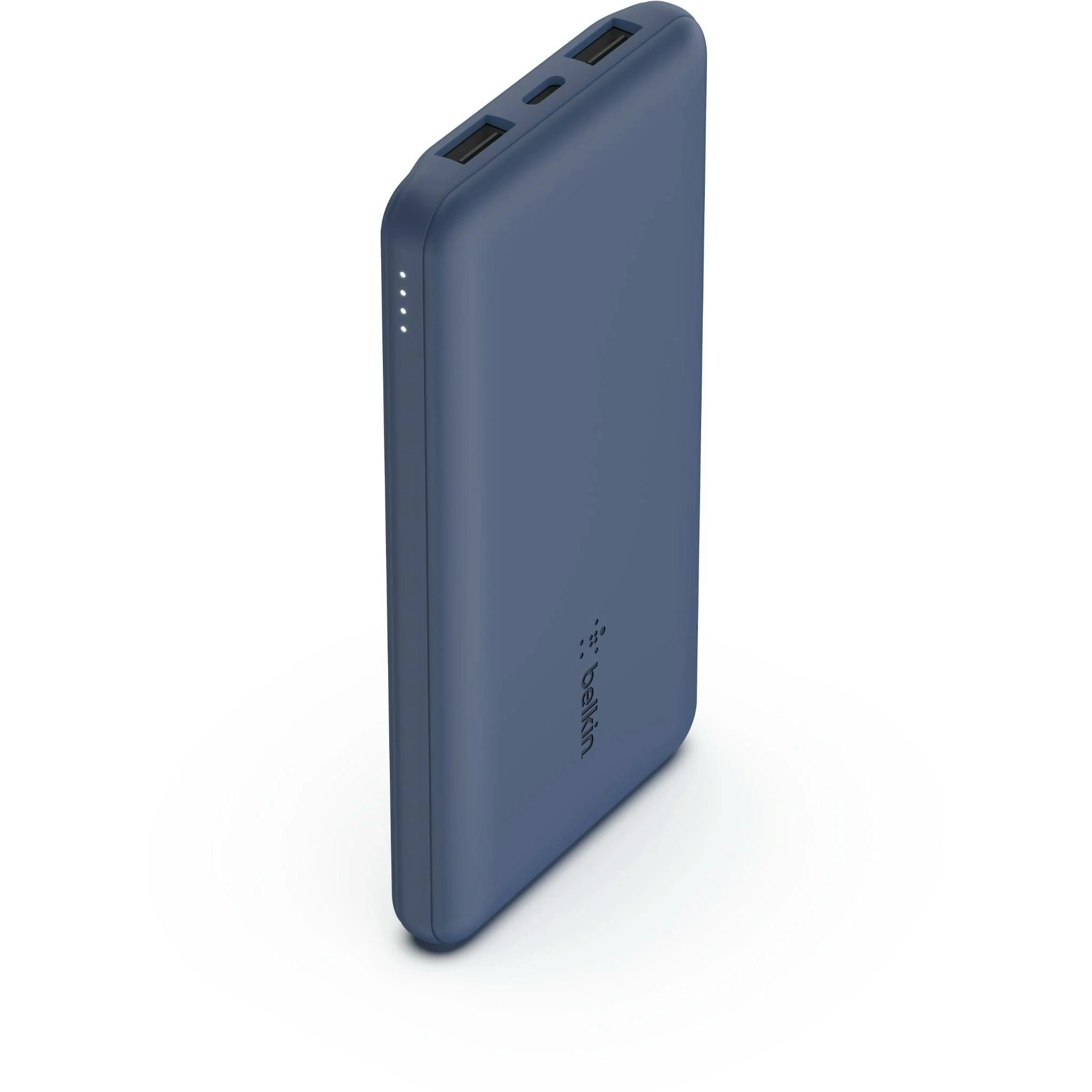 Belkin Boostup Charge 10k 3 Port Power Bank W/ Cable - Blue