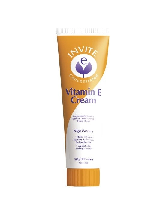 Invite E Concentrated Vitamin E Cream 100g