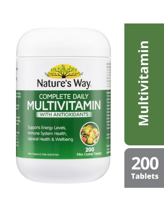 Nature's Way Complete Daily Multivitamin 200 Tablets