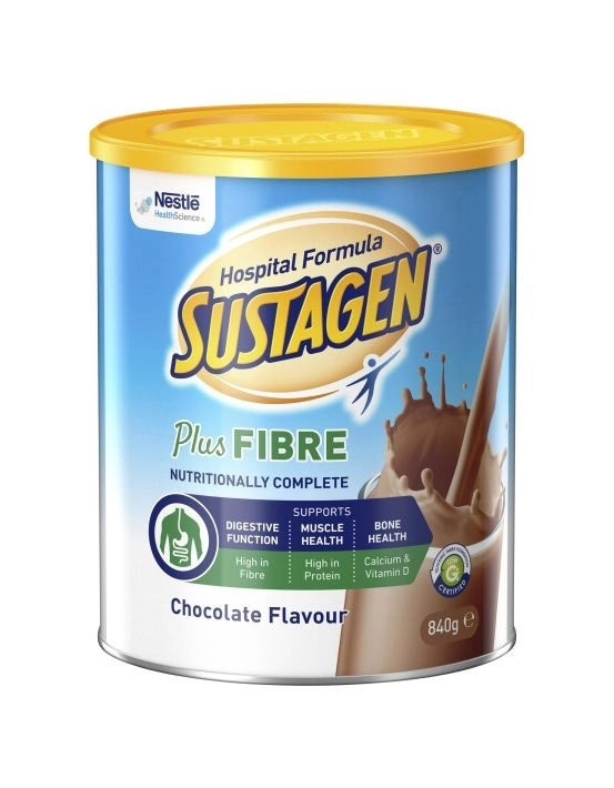 SUSTAGEN Hospital Formula Plus Fibre Chocolate 840g