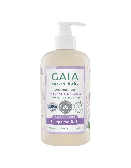 Gaia Natural Baby Sleeptime Bath Wash 500mL