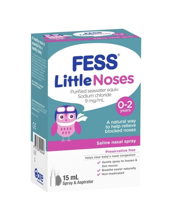 FESS Little Noses Nasal Spray + Aspirator 15mL