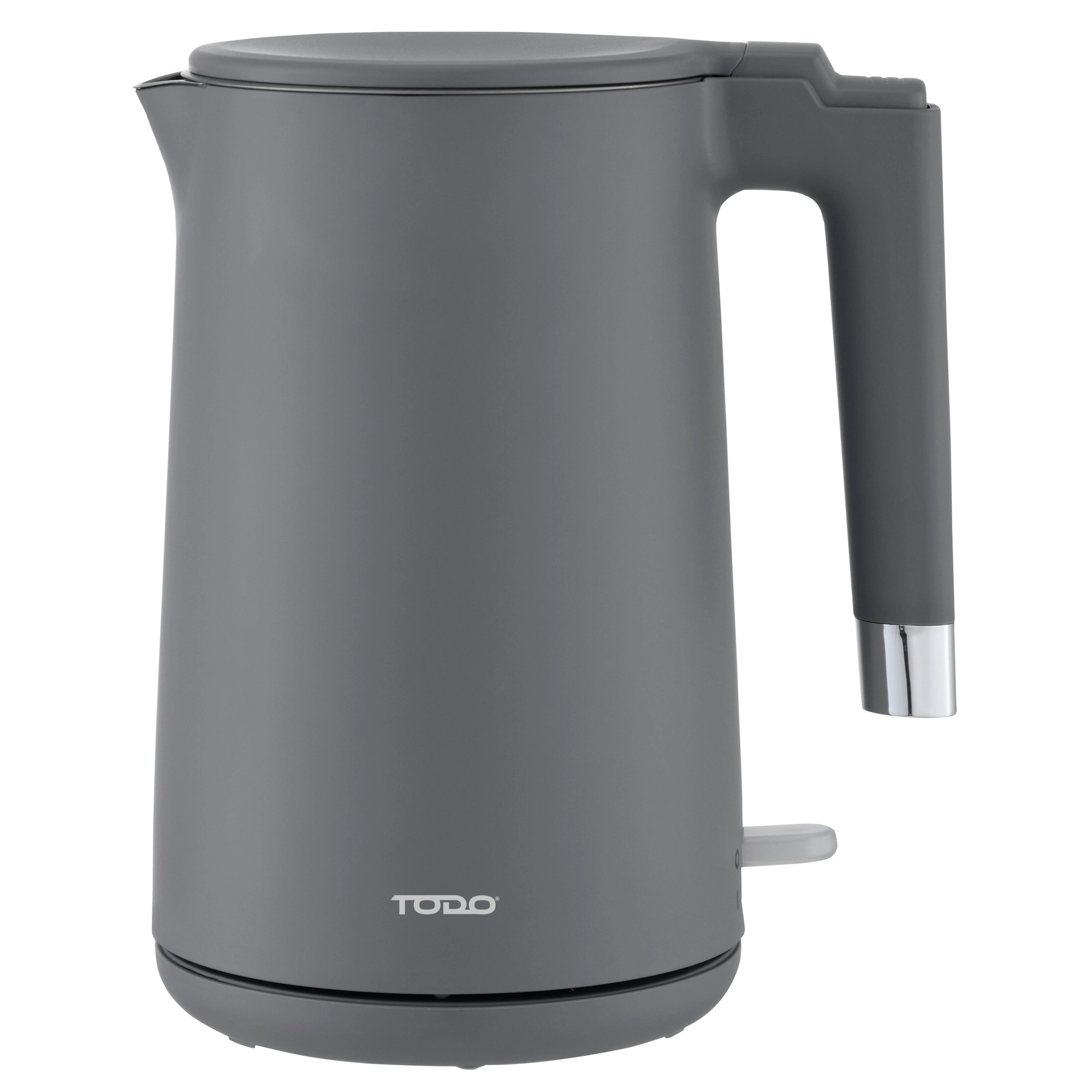 Todo 1.7L Electric Cordless Kettle Stainless Steel SUS304 Inner Jug - Grey