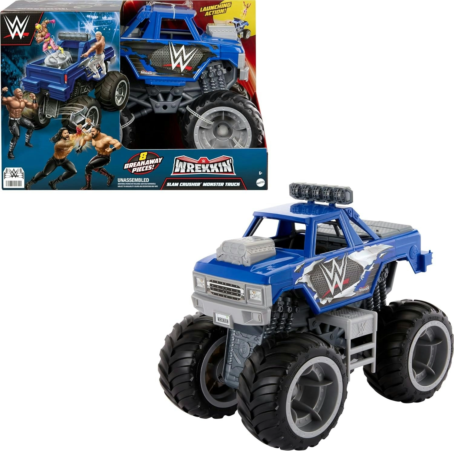 WWE Vehicle Wrekkin Slam Crusher Monster Truck